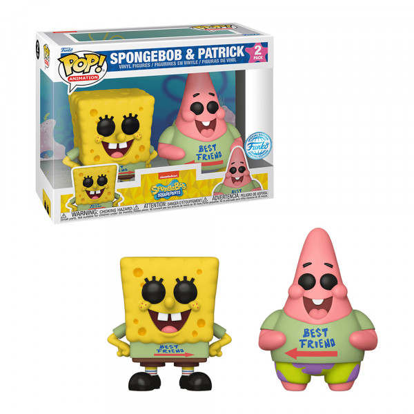 Funko POP! 2 Pack Spongebob Squarepants: Spongebob & Patrick